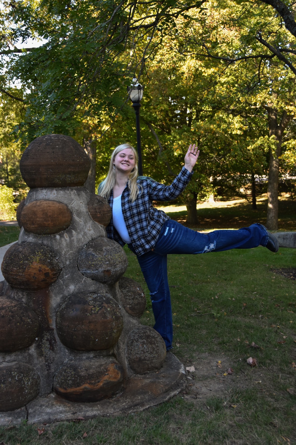 Young athlete in action during youth sports game
