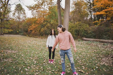 Family photographed on location in Delaware, Ohio